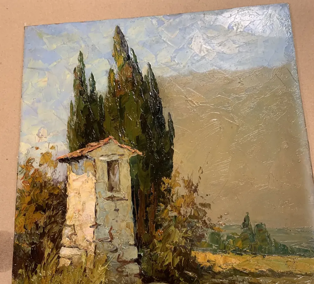 restauration tableau à Aubagne