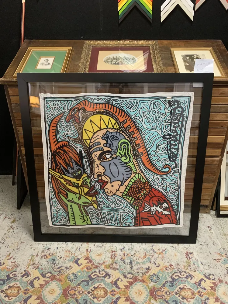 encadrement textile sous-verre (1)